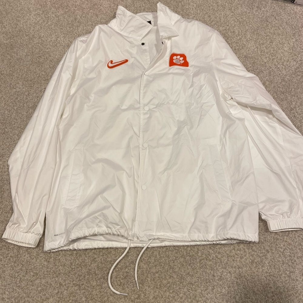 White Clemson windbreaker